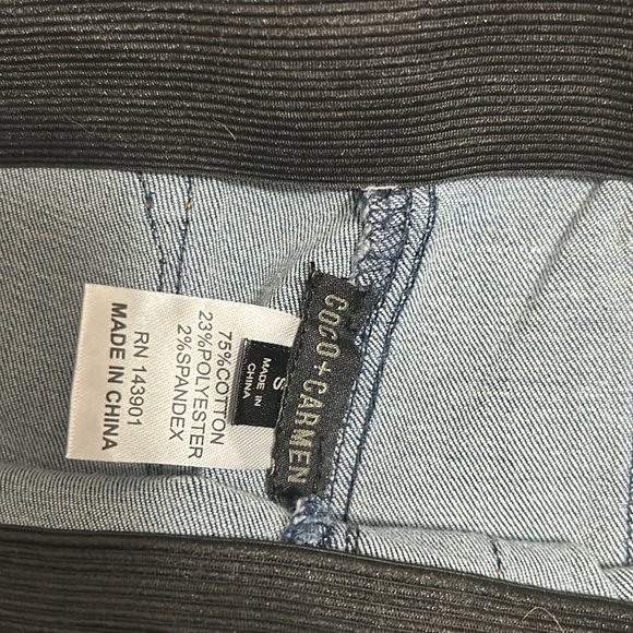 OMG Skinny Ankle Distressed Jeans small Denim - Picture 6 of 9